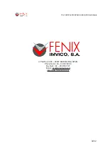 Предварительный просмотр 62 страницы Fenix Imvico TS1700 Operation Manual