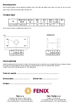 Preview for 4 page of Fenix Ecosun 750 IKP Instructions For Installation And Use Manual