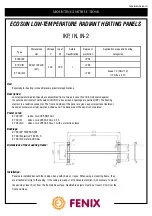 Fenix ECOSUN E 700 IKP Mounting Instructions preview