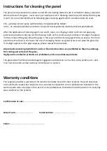 Preview for 5 page of Fenix Ecosun GS 300 Instructions For Installation And Use Manual