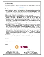 Preview for 12 page of Fenix ECOSUN S+ 06 Instructions For Use And Installation