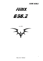 Preview for 1 page of Fenix G56.2 Manual