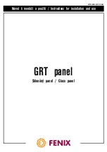 Предварительный просмотр 1 страницы Fenix GRT Series Instructions For Installation And Use Manual