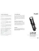 Предварительный просмотр 2 страницы Fenix LD10 User Manual