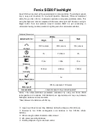 Fenix SD20 Manual preview