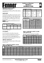 Fenner K Series Installation And Maintenance Manual preview