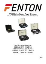 Fenton 102.111 Instruction Manual preview