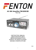 Fenton 103.142 Instruction Manual preview