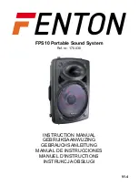 Preview for 1 page of Fenton 170.030 Instruction Manual