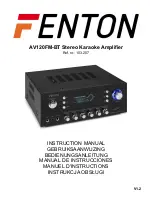 Fenton AV120FM-BT Instruction Manual preview