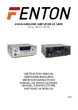 Preview for 1 page of Fenton AV430 Instruction Manual