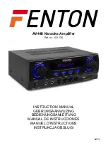 Предварительный просмотр 1 страницы Fenton AV440 Instruction Manual