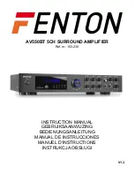 Fenton AV550BT Instruction Manual preview