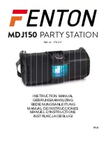 Fenton MDJ150 Instruction Manual preview