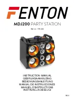 Fenton Party Station MDJ200 Instruction Manual preview