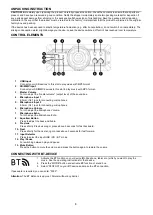 Предварительный просмотр 3 страницы Fenton Party Station MDJ200 Instruction Manual