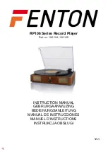 Preview for 1 page of Fenton RP106 Series Instruction Manual