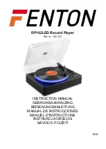 Preview for 1 page of Fenton RP162LED Instruction Manual