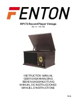 Fenton RP173 Instruction Manual preview