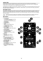 Предварительный просмотр 10 страницы Fenton SBS60 Instruction Manual