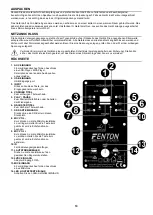 Предварительный просмотр 10 страницы Fenton SBS65 Instruction Manual