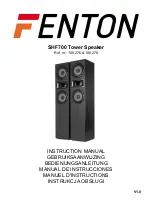 Fenton SHF700 Instruction Manual предпросмотр