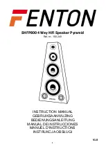 Preview for 1 page of Fenton SHFP800 Instruction Manual