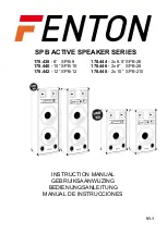 Preview for 1 page of Fenton SPB Series Instruction Manual