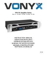 Fenton VPA Series Instruction Manual preview