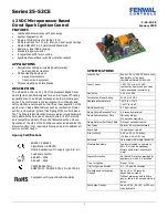 Предварительный просмотр 1 страницы Fenwal Controls 35-53CE Series Quick Start Manual