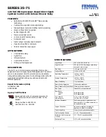 Предварительный просмотр 1 страницы Fenwal Controls 35-71 Series Manual