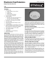 Fenwal THD-7052 Engineering Manual preview