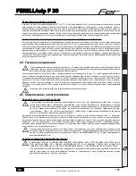 Preview for 8 page of Fer FERELLAzip F 30 Instructions For Use, Installation And Maintenance