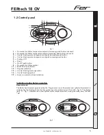 Предварительный просмотр 5 страницы Fer FERtech 18 OV Instructions For Use, Installation And Maintenance