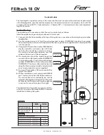 Preview for 19 page of Fer FERtech 18 OV Instructions For Use, Installation And Maintenance