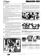 Preview for 4 page of Fer FERtech F 24 D Instructions For Use, Installation And Maintenance