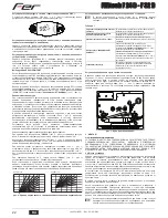 Preview for 22 page of Fer FERtech F 24 D Instructions For Use, Installation And Maintenance