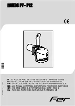 Preview for 1 page of Fer MIKRO P7 Instructions For Use Manual