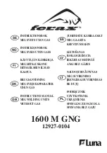 Ferax 1600 m gng Instruction Manual preview