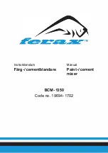 Предварительный просмотр 1 страницы Ferax BCM-1350 Manual