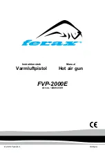 Ferax FVP-2000E Original Instructions Manual preview