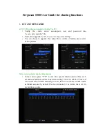 Preview for 1 page of Ferguson Ariva S300 User Manual For Sharing Functions