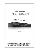 Ferguson ARIVA T50 User Manual preview