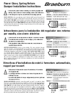 Ferguson Braeburn Installation Instructions preview