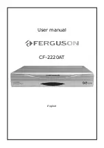 Preview for 1 page of Ferguson CF-2220AT User Manual