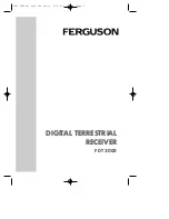 Предварительный просмотр 1 страницы Ferguson FDT 2000 Manual