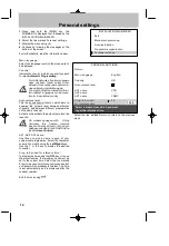 Preview for 16 page of Ferguson Ferguson T 7025 UD Operating Instructions Manual