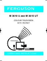 Ferguson M 3610 U Operating Instructions Manual preview