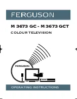 Ferguson M3673GC Operating Instructions Manual preview