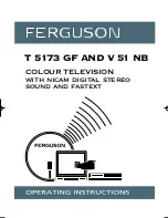 Preview for 1 page of Ferguson T5173GF Operating Instructions Manual